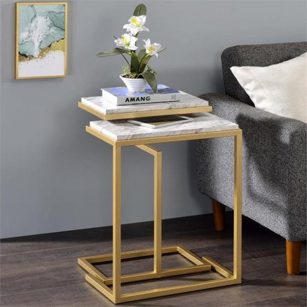 ترابيزة جانبية معدن مطلي ST.79